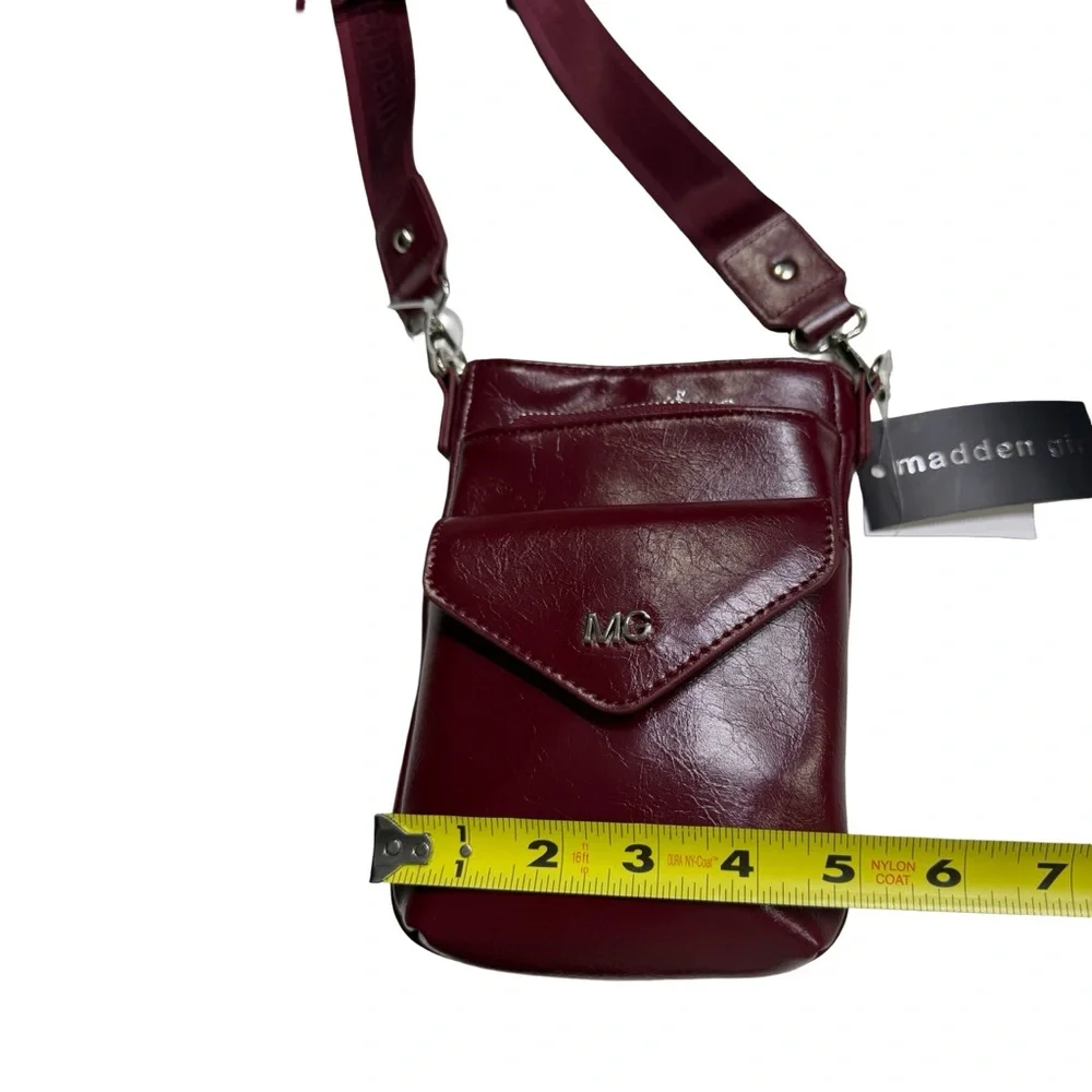 Madden Girl Deep Maroon Crossbody Bag NEW BOX32BAGS
